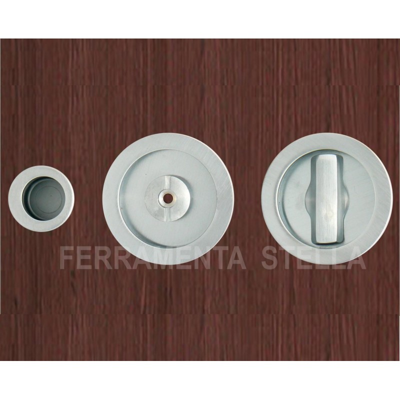 Kit per porte scorrevoli nicchie tonde con pomolo