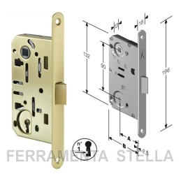 Serratura patent porte interne bussole centro   | ferramentastella.it 2