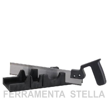 TAGLIACORNICI CON DIMA IN ABS e SEGA A DORSO 300 MM x TAGLIA CORNICI QUADRI