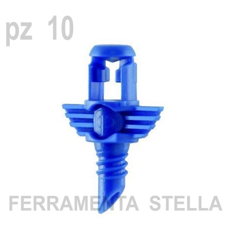 SPRUZZINO PER MICROIRRIGAZIONE 90∞ PER TUBO 16 MM