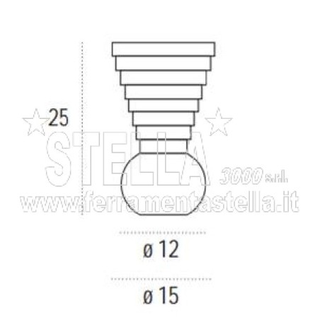 POMO POMOLINO POMELLO POMELLINO PIRAMIDE OTTONE ORO ANTE CASSETTI MOBILI CUCINA