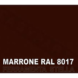 SMALTO PITTURA BOMBOLETTA VERNICE SPRAY ACRILICO 100% VARI COLORE MARRONE 8017 RAL 2