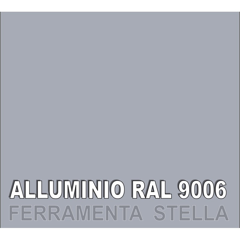 SMALTO PITTURA BOMBOLETTA VERNICE SPRAY ACRILICO 100% VARI COLORE GRIGIO ALLUMINIO RAL 9006