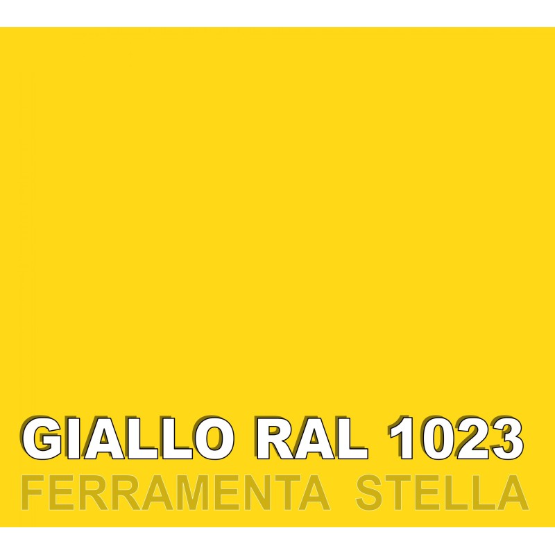 SMALTO PITTURA BOMBOLETTA VERNICE SPRAY ACRILICO 100% VARI COLORE GIALLO TRAFFICO RAL 1023