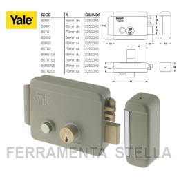 SERRATURA YALE ELETTRICA 680 PORTA IN FERRO PORTONCINO INGRESSO DA APPLICARE