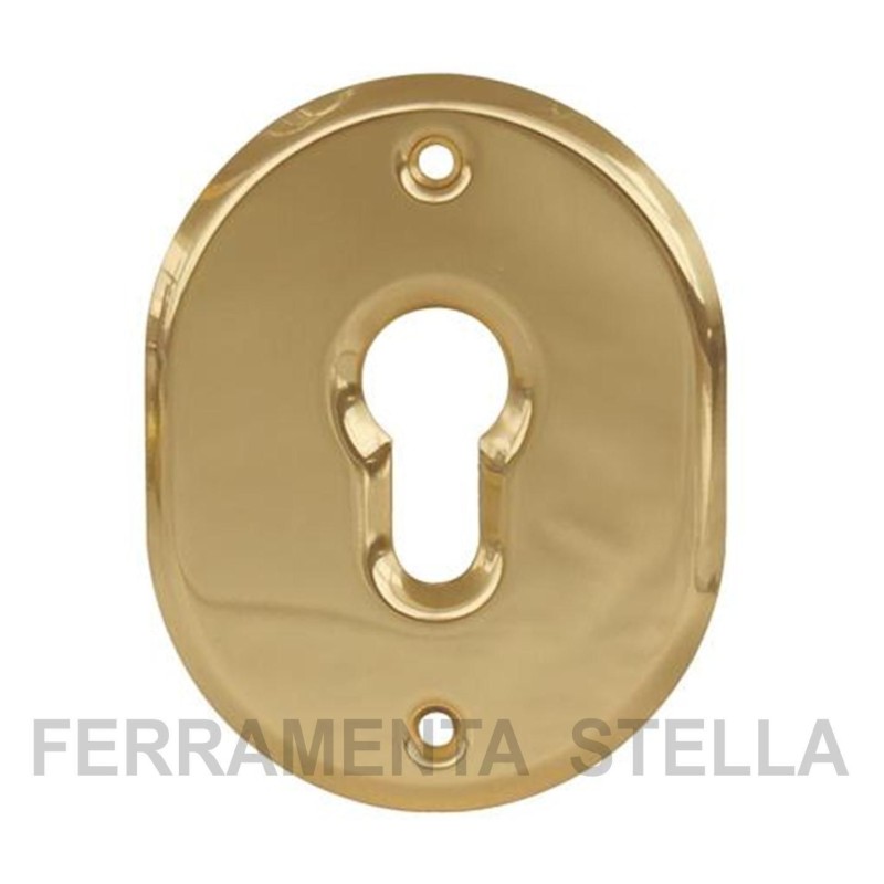 CILINDRO BOCCHETTA PORTA DEFENDER ANTITRAPANO ANTISCASSO SICUREZZA PROTEZIONE ORO