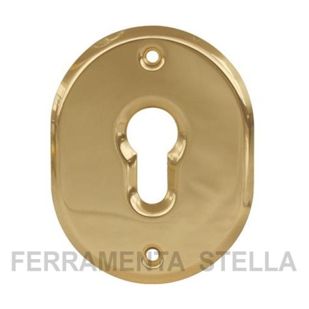 CILINDRO BOCCHETTA PORTA DEFENDER ANTITRAPANO ANTISCASSO SICUREZZA PROTEZIONE ORO