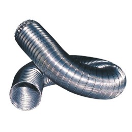 TUBO FLESSIBILE IN ALLUMINIO x CAPPA ALLUNGABILE A 3 METRI DIAM. 18 2
