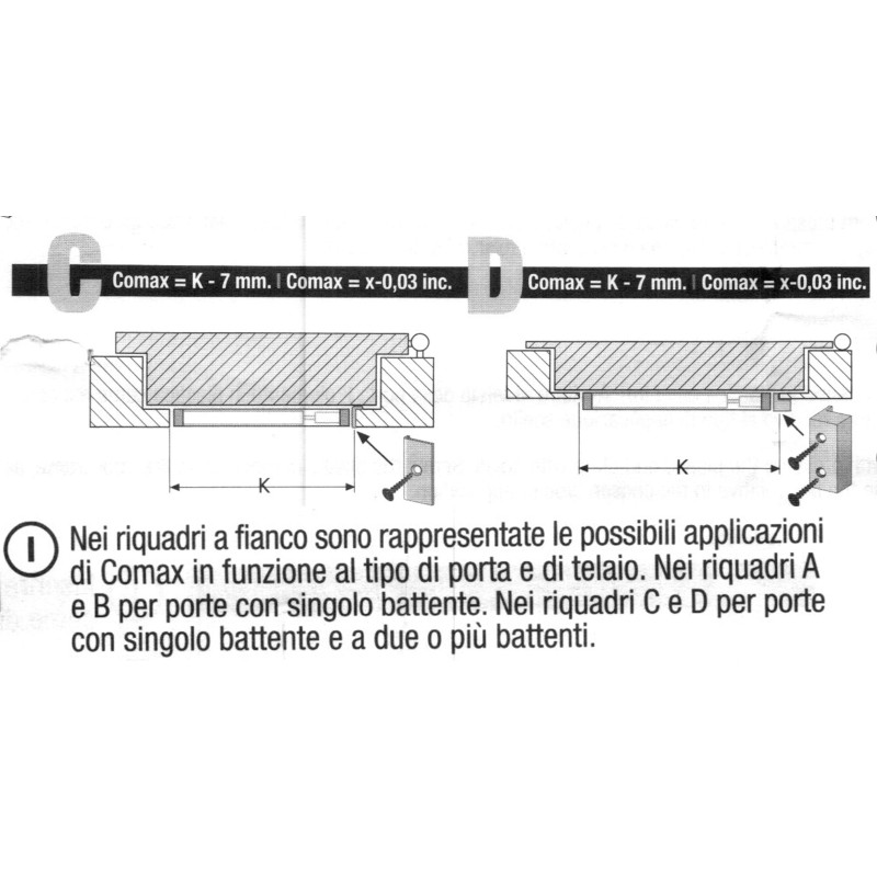 HERMETIC PARASPIFFERI AUTOMATICO ART. 1450 x BLINDATE - PORTE IN LEGNO ALLUMINIO PVC FERRO