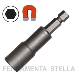 INSERTO INNESTO A BUSSOLA CHIAVE MAGNETICO LUNGHEZZA 50 MM x VITI ESAGONALI
