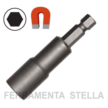 INSERTO INNESTO A BUSSOLA CHIAVE MAGNETICO LUNGHEZZA 50 MM x VITI ESAGONALI
