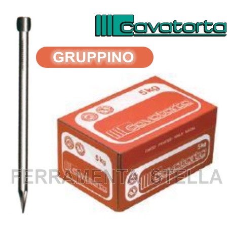 CHIODI PUNTE PUNTO A GRUPPINO CAVATORTA IN CONF DA 5 KG