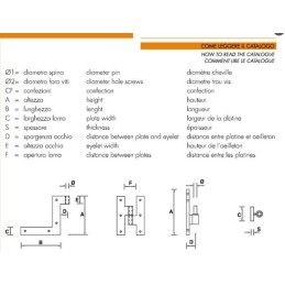 BANDELLA TIPO LANCIA CON CARDINE SU PIASTRA IN FERRO BATTUTO MODELLO A FILO SPINA 12