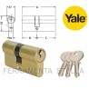 CILINDRO SAGOMATO YALE OTTONE PER SERRATURA A INFILARE