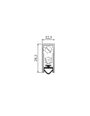 Paraspifferi Sottoporta Automatico Hermetic 1700| ferramentastella.com