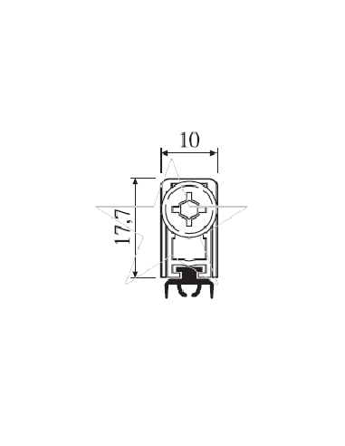 Paraspifferi sottoporta automatico 920 Comaglio | ferramentastella.it