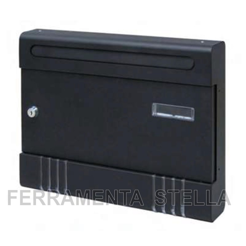 CASSETTA POSTALE ACCIAIO POSTA BUCA LETTERE PER ESTERNO NERA PORTALETTERE CASSETTA POSTALE ACCIAIO POSTA BUCA LETTERE PER ESTERNO NERA PORTALETTERE