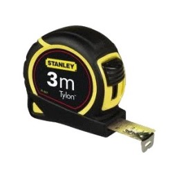 FLESSOMETRO STANLEY 3 MT TYLON RIVESTITO IN GOMMA ANTISCIVOLO