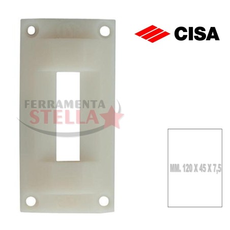 CONTROPIASTRA CISA 06072 PER SERRATURA ELETTRICA IN NYLON