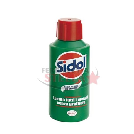 SIDOL CREMA PULIZIA LUCIDA METALLI RAME OTTONE ARGENTO ELIMINA OSSIDO RUGGINE