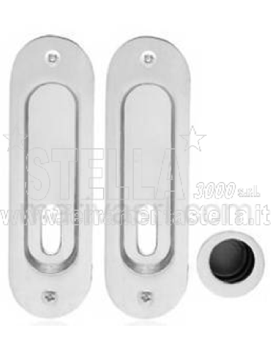 Kit porte scorrevoli scrigno mariva cromo satinato | ferramentastella.it