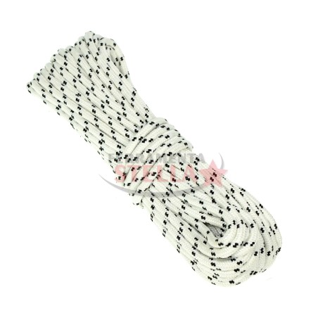 TRECCIA ÿ 4 MM 20 MT NYLON CORDA FUNE SPAGO LEGATURA MARINA NAUTICA CIMA