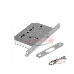 KIT PORTE SCORREVOLI SCRIGNO MARIVA CON SERRATURA FORO CHIAVE CROMO SATINATO
