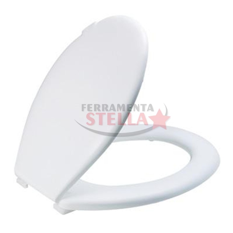 SEDILE WC COPRIVASO COPRIWATER BAGNO COPRI VASO WATER PLASTICA BIANCO UNIVERSALE