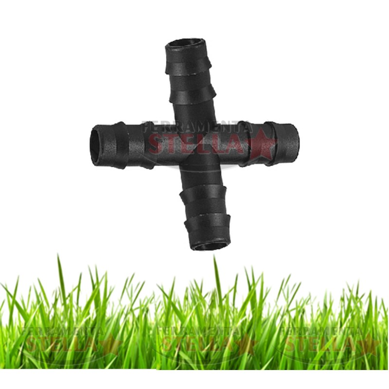 4 GIUNZIONE GOMITO POMPA TUBO IRRIGAZIONE GIARDINAGGIO a T 16 mm
