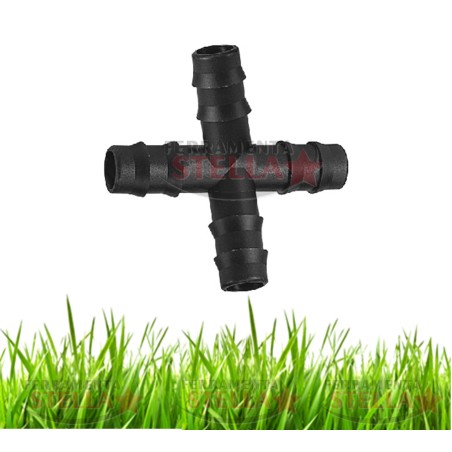 4 GIUNZIONE GOMITO POMPA TUBO IRRIGAZIONE GIARDINAGGIO a T 16 mm