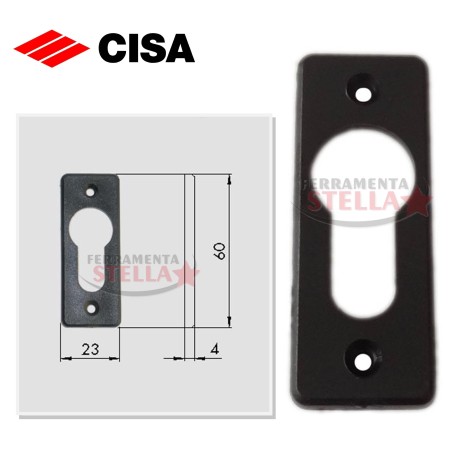 PLACCA MOSTRINA BOCCHETTA PLACCHETTA x SERRATURA PER FORO YALE
