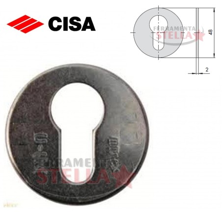 PLACCA MOSTRINA BOCCHETTA PLACCHETTA x SERRATURA PER FORO YALE