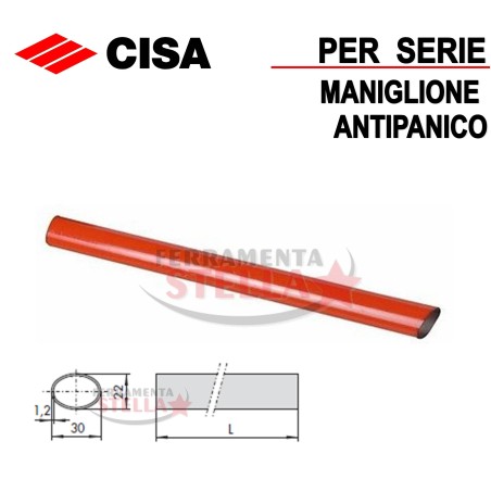 BARRA ORIZZONTALE PER MANIGLIONE ANTIPANICO