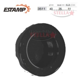 MANIGLIETTA INCASSO SCORREVOLI NERA DITALE TRASCINAMENTO ANTA SCORREVOLE POMOLO diam. 40 mm 2