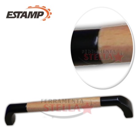 MANIGLIA MANIGLIETTA LEGNO FAGGIO E NERA MANIGLIE MOBILE ANTA CASSETTO METALLO 139 mm