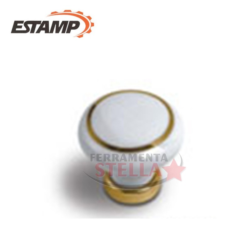 POMOLO POMOLINO BIANCO PORCELLANA ORO POMELLINO POMELLO CASSETTI MOBILI ANTA
