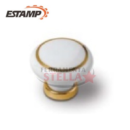 POMOLO POMOLINO BIANCO PORCELLANA ORO POMELLINO POMELLO CASSETTI MOBILI ANTA
