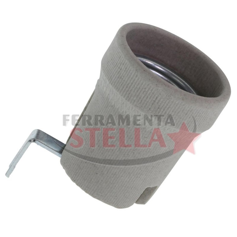 PORTALAMPADA PORTALAMPADE PORTA LAMPADE PORTCELLANATO CON STAFFA