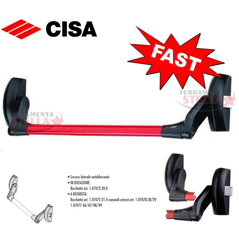 MANIGLIONE ANTIPANICO ANTI PANICO 59000 SCROCCO SENZA ASTA MODELLO FAST