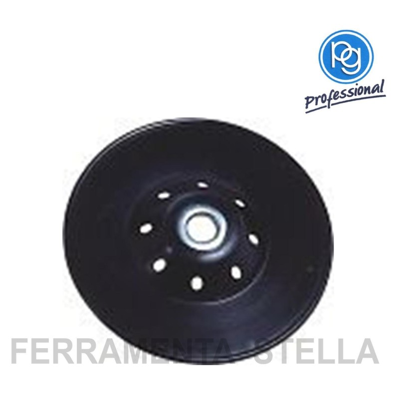 PLATTORELLO X TRAPANO FISSAGGIO IN VELCRO 125 MM POGGI