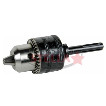 ADATTATORE CON MANDRINO PER SDS PLUS A CREMAGLIERA DA 1,5 A 13 MM 