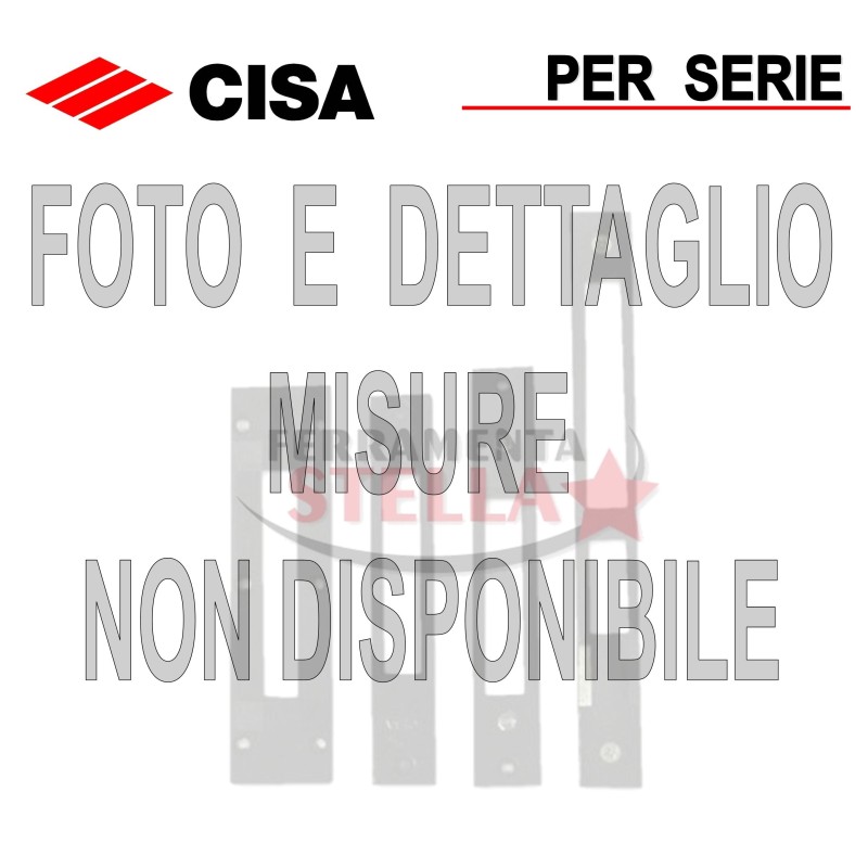 CONTROPIASTRA CISA IN METALLO  06463 09 PER SERRATURE CISA