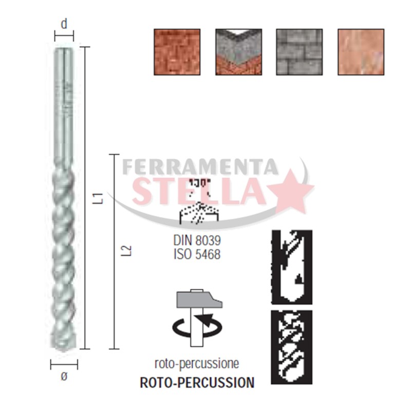 PUNTE PER MURATURA DI QUALIT¡ SUPERIORE REX 4+