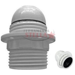 PORTALAMPADA PORTALAMPADE PORTA LAMPADE CAMICIA RIGATA CON GHIERA E 27 2