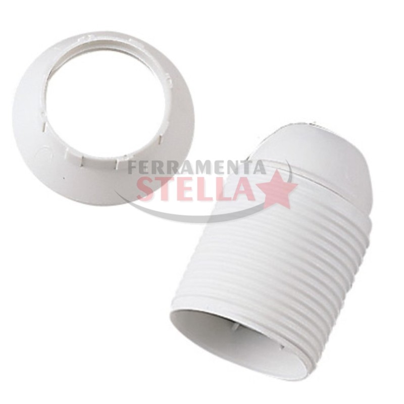 PORTALAMPADA PORTALAMPADE PORTA LAMPADE CAMICIA RIGATA CON GHIERA E 27