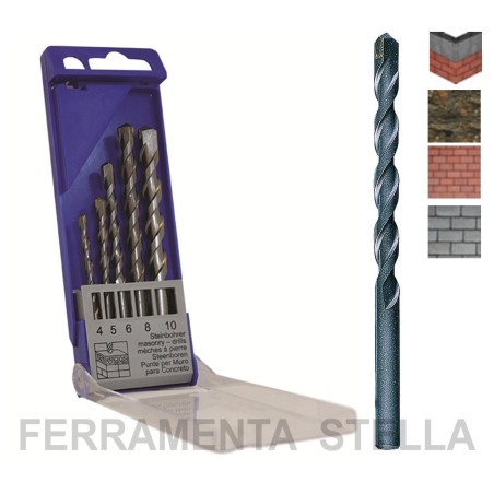 SET ASSORTIMENTO 5 PUNTE MURO SUPER