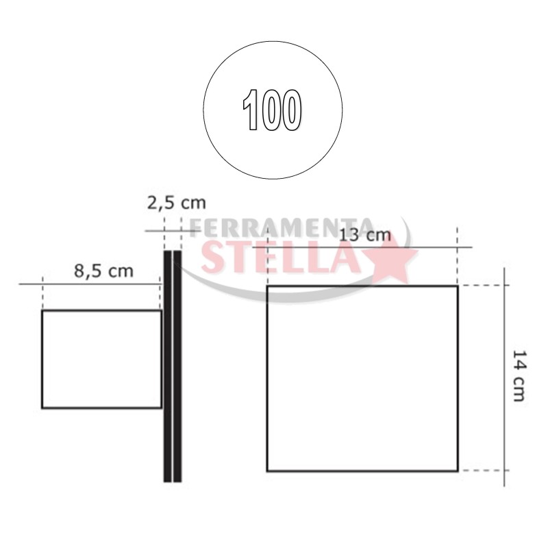 ASPIRATORE ELETTRICO ARIA AREATORE AREAZIONE ÿ 100 BAGNO CUCINA DESIGN ARGENTO