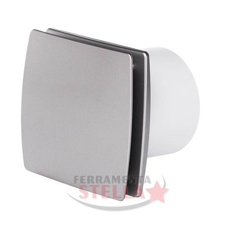 ASPIRATORE ELETTRICO ARIA AREATORE AREAZIONE ÿ 100 BAGNO CUCINA DESIGN ARGENTO
