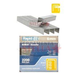 GRAFFE A FILO FINE CHIODINI X SPILLATRICI MANUALI GRAFFATRICI 5000 RAPID ROSSE