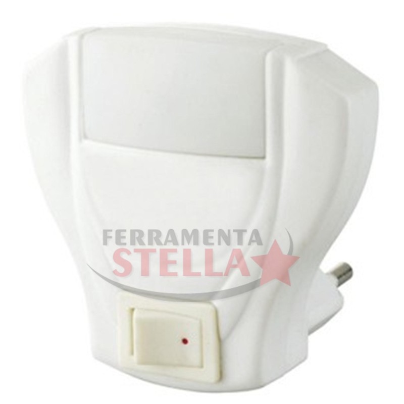 LAMPADA CORTESIA LUCE NOTTURNA ILLUMINAZIONE NOTTE CON INTERRUTTORE 1W 230V